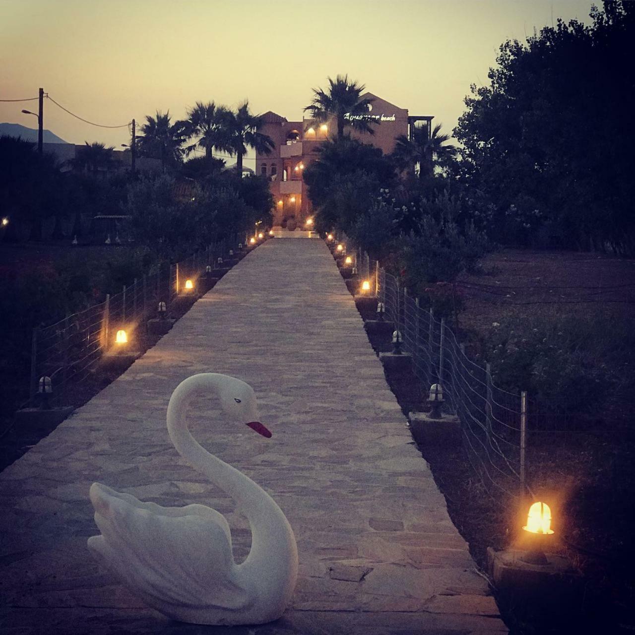 Aquamar Beach Kournas Bagian luar foto