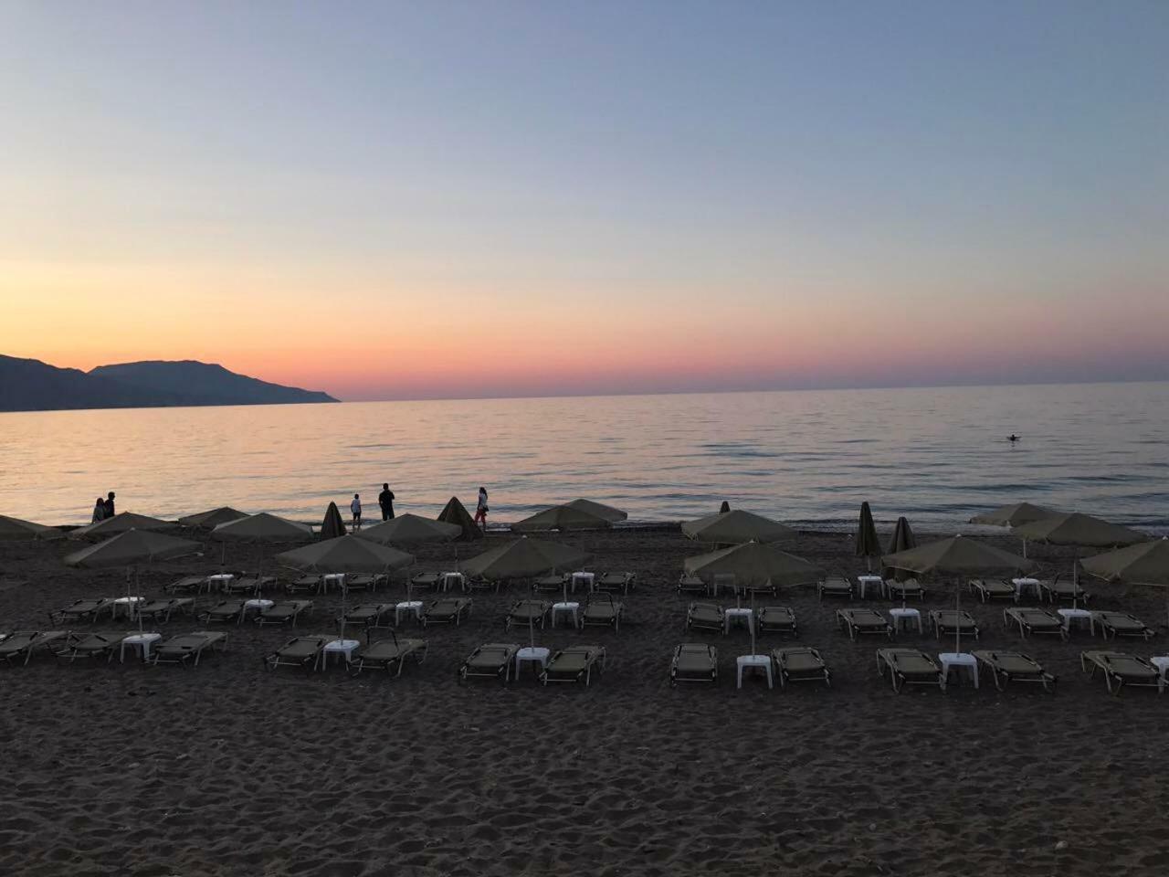 Aquamar Beach Kournas Bagian luar foto